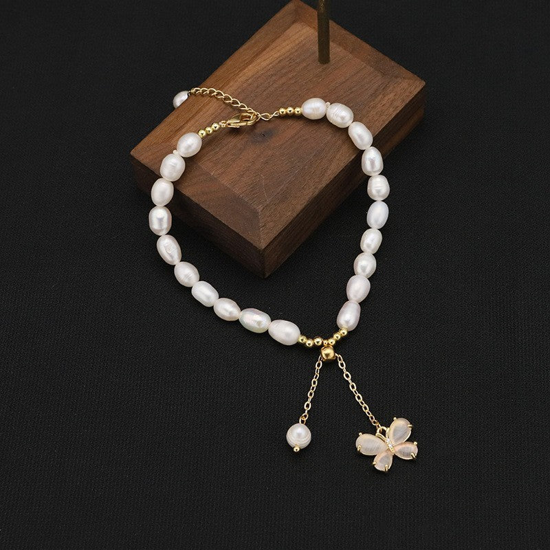 Natural Pearl Bracelet Retro Women