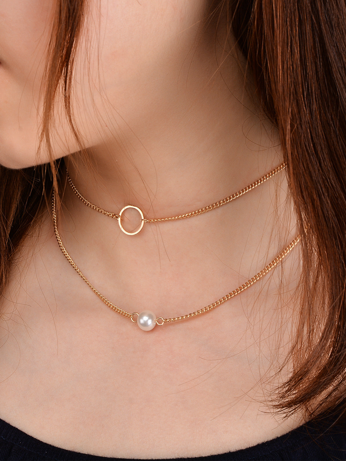 Pearl Multilayer Set Necklace